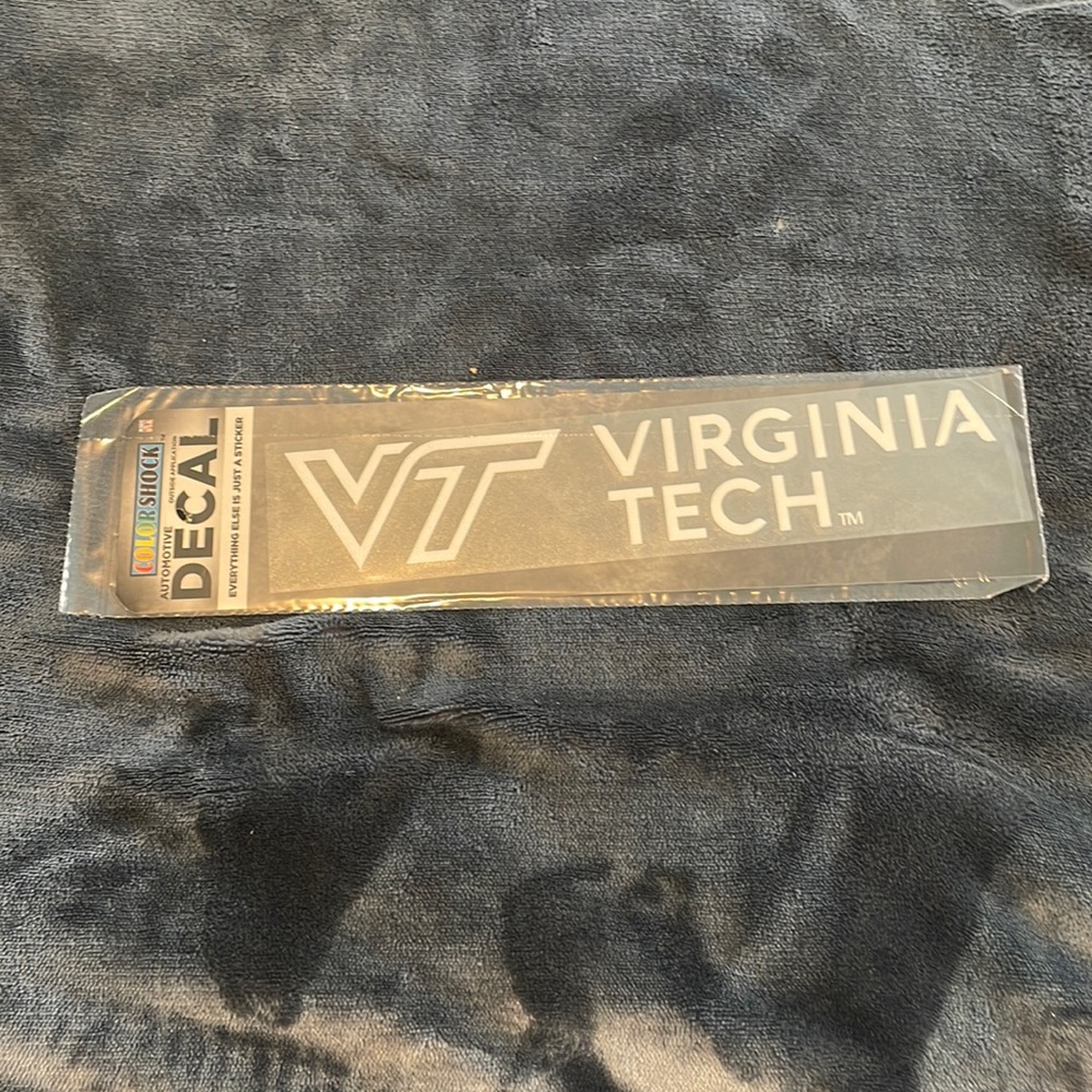 Virginia Tech Car Decal